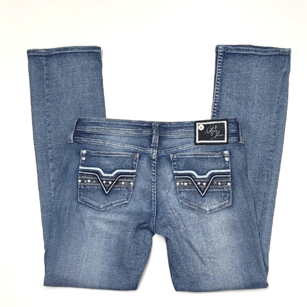 Pepe Jeans Low Waist Rise Tall Long Distressed Mid Wash Ombré Whiskered Worn